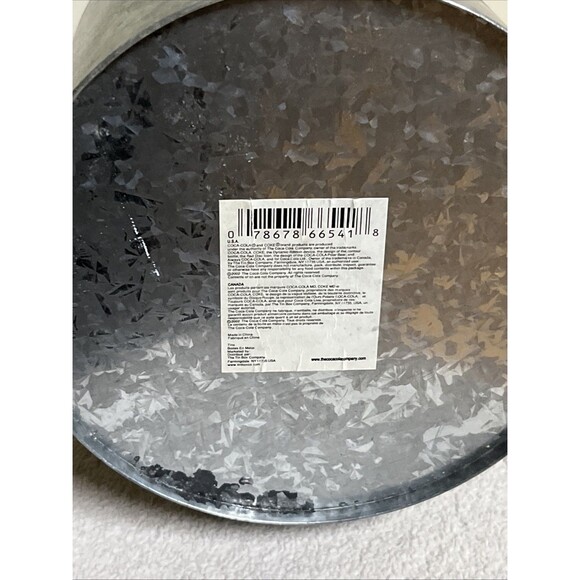 Coca Cola Coke Cold Refreshment Galvanized Steel Ice Pail With Bucket No Lid - Picture 7 of 8